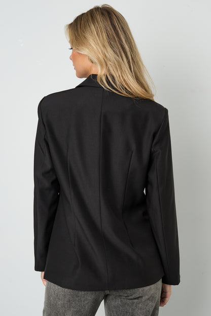 Gewebte Polyesterfaser Damen-Anzug Elegant Einfarbig Herbst/Winter