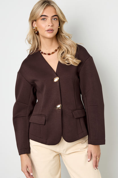 Gewebte Polyesterfaser Damen-Anzug-Set Elegantes Einfarbiges Herbst/Winter
