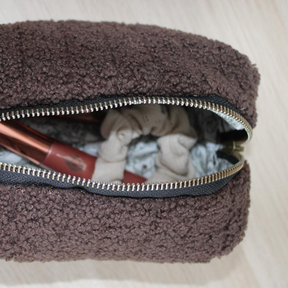 Kosmetiktasche - Teddybraun