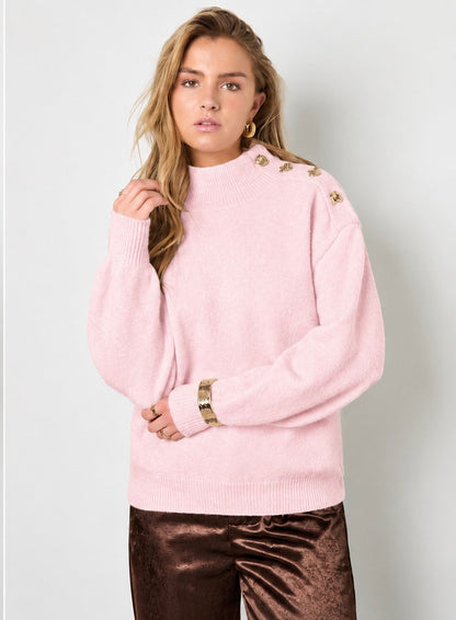 Gestrickte Polyesterfasern Damen Rollkragenpullover Casual Einfarbig SIS.