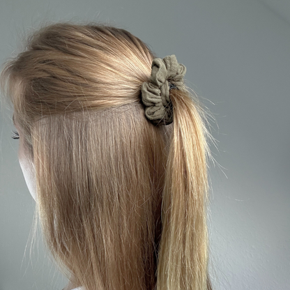 Scrunchie Musselin Grün - Mini
