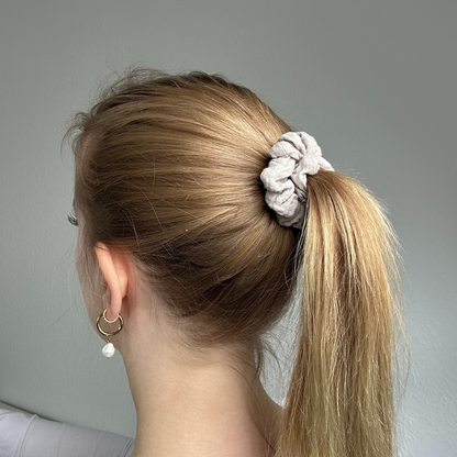 Scrunchie Musselin Beige - Mini