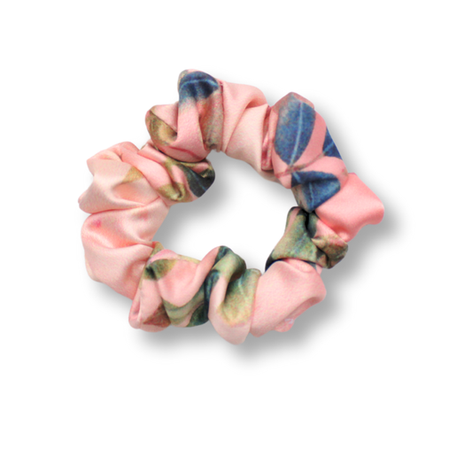 Scrunchie Mini Blumenmuster pink