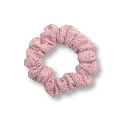 Scrunchie Rippstrick Altrosa - Mini