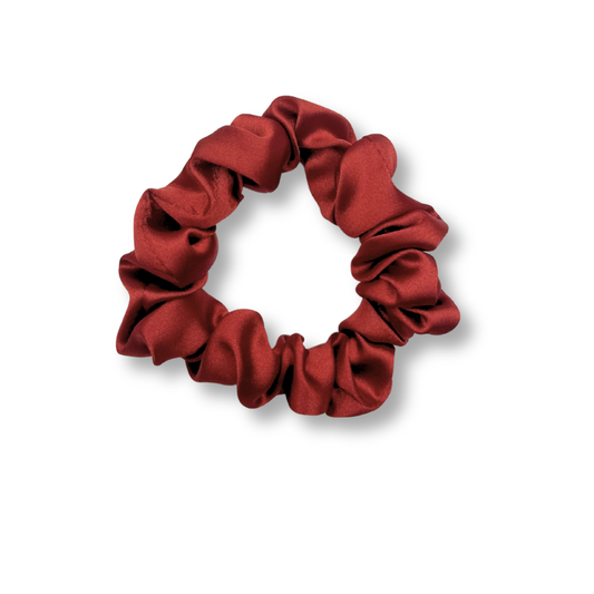Rostrot Mini Scrunchie
