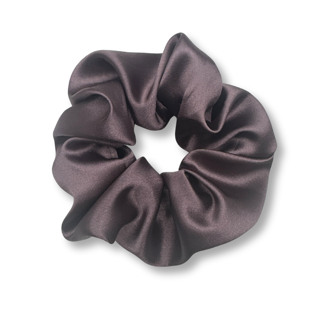 Brauner Scrunchie