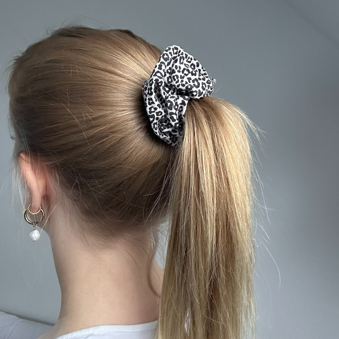 Scrunchie in Leoparden Muster