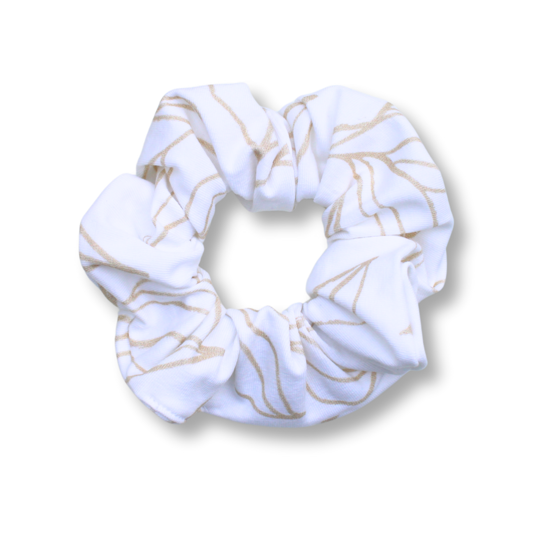 Scrunchie Golden Veins Baumwolle