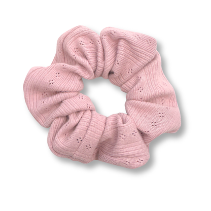 Scrunchie Rippstrick Altrosa - Standard