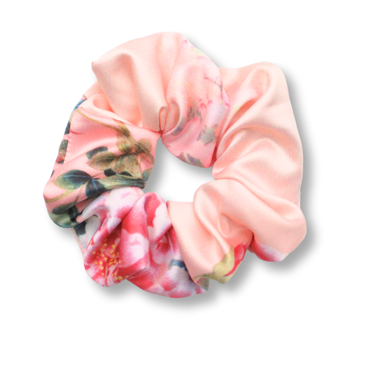Standard Scrunchie Blumenmuster Pink