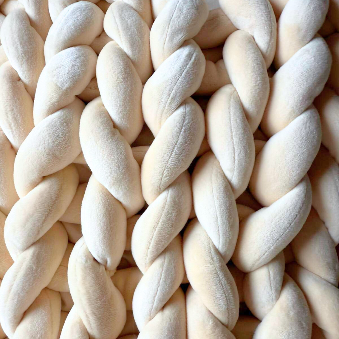 Grobstrickkissen aus Chunky Wolle - Beige SIS.