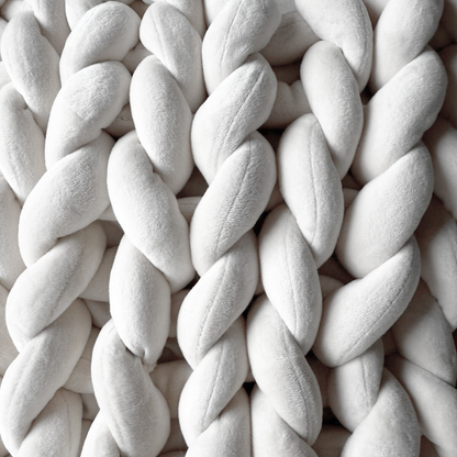 Grobstrickkissen aus Chunky Wolle - Weiß SIS.