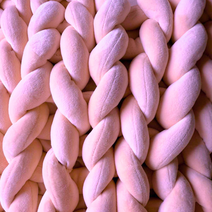 Grobstrickkissen aus Chunky Wolle - Rosa SIS.