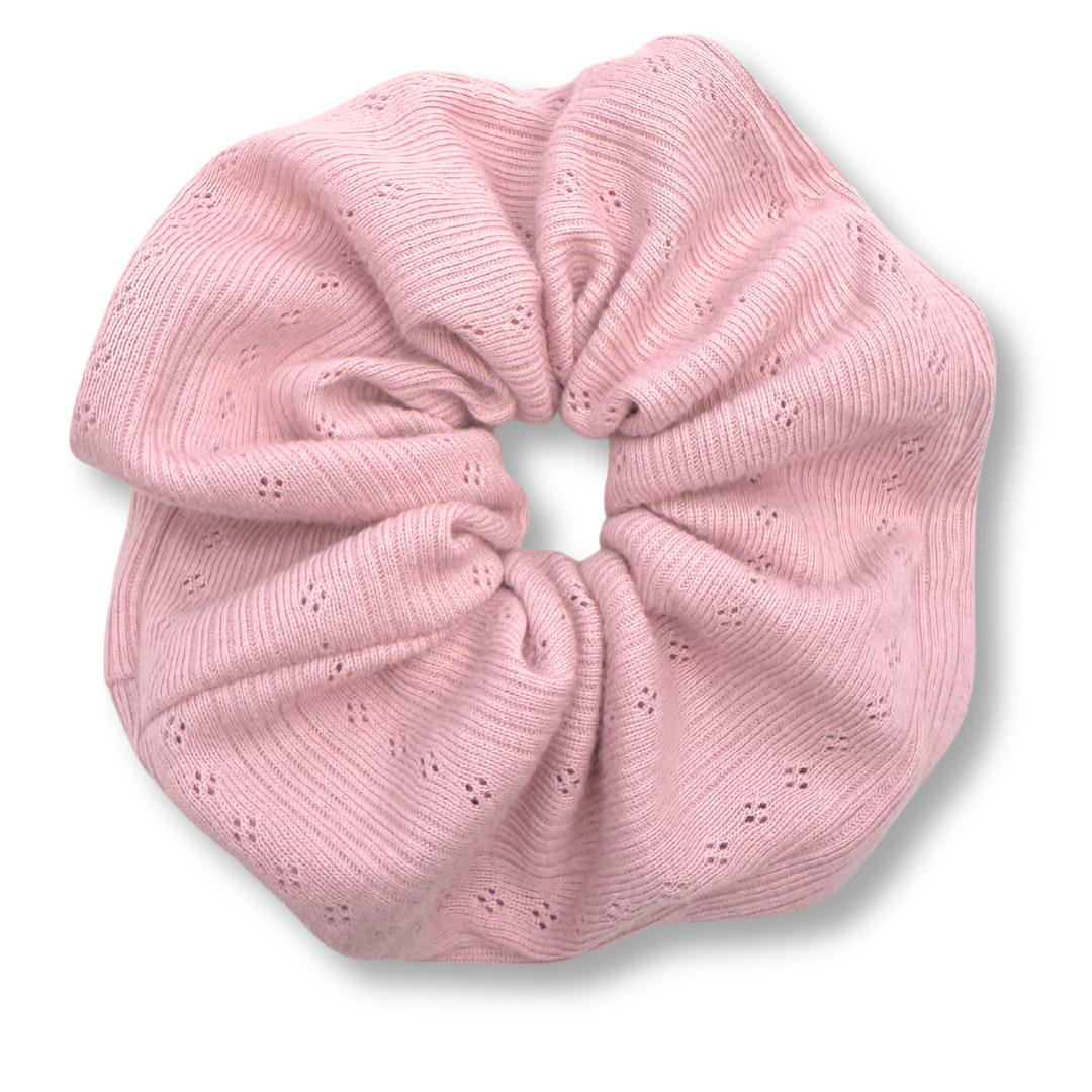 Scrunchie Rippstrick Altrosa - XXL