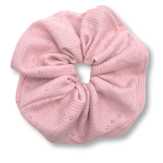 Scrunchie Rippstrick Altrosa - XXL