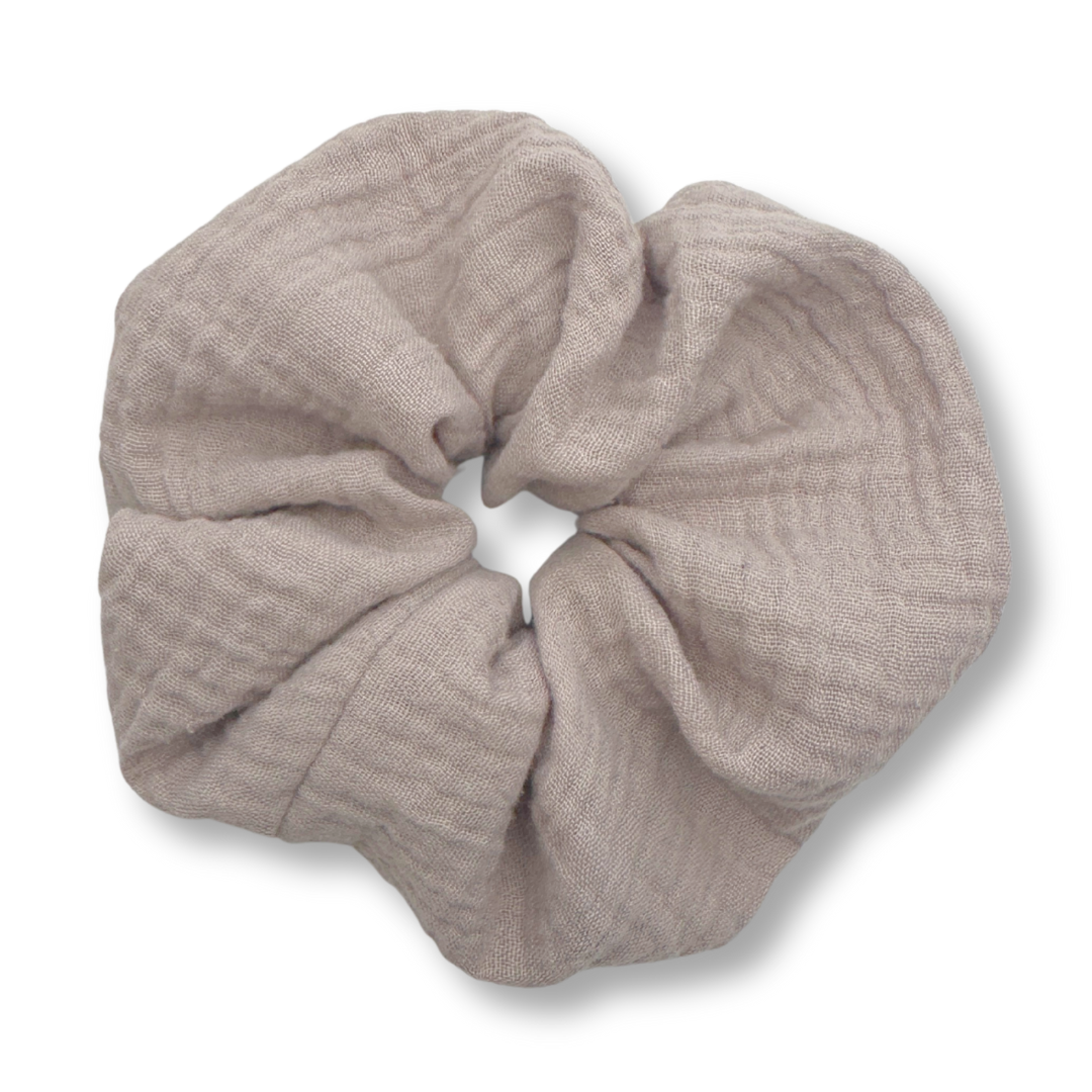 XXL Musselin Scrunchie Beige