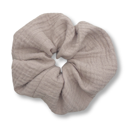 XXL Musselin Scrunchie Beige