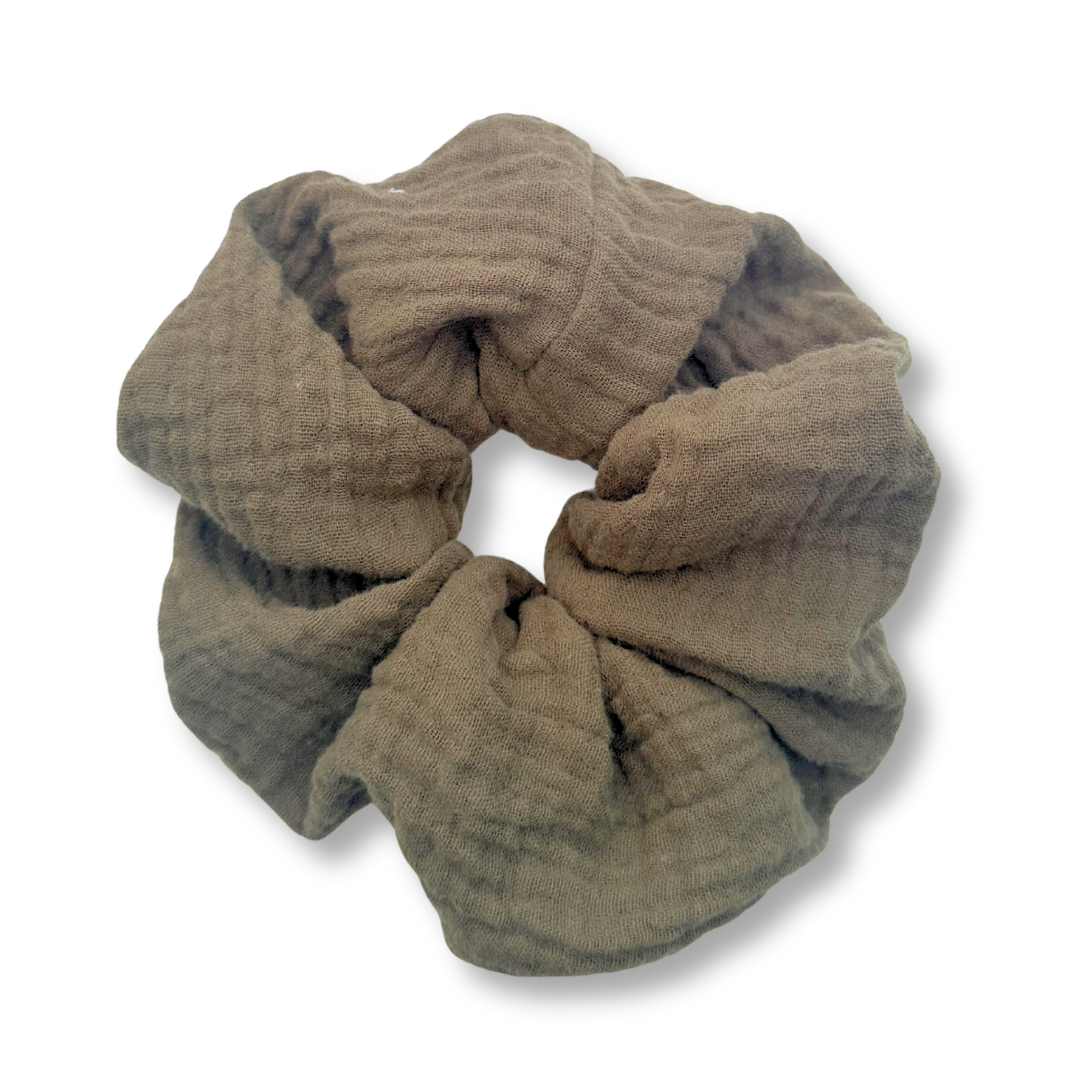 Scrunchie Musselin Grün - XXL
