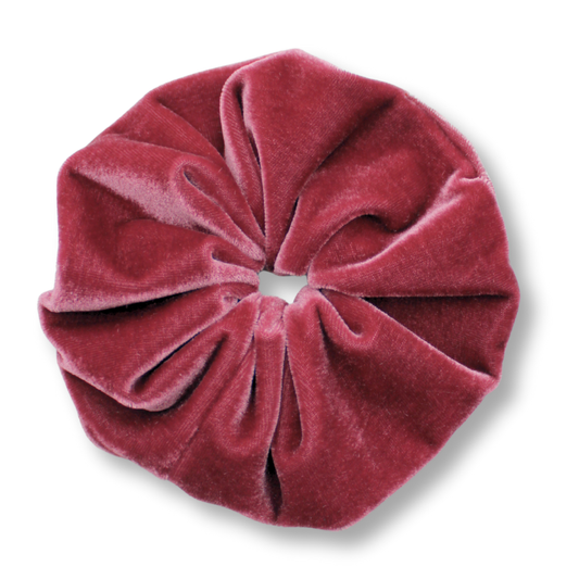 Scrunchie Samt Weinrot