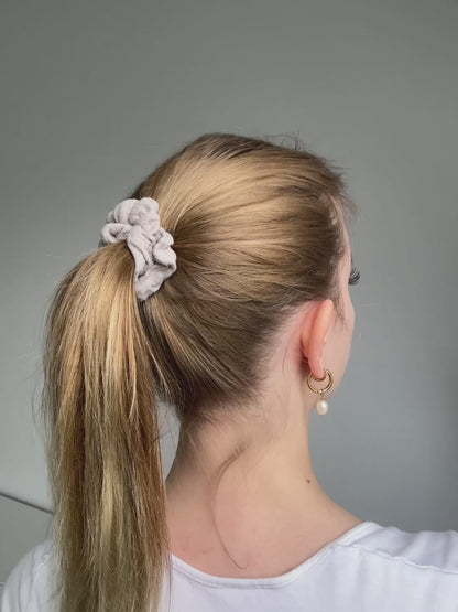 Scrunchie Musselin Beige - Mini