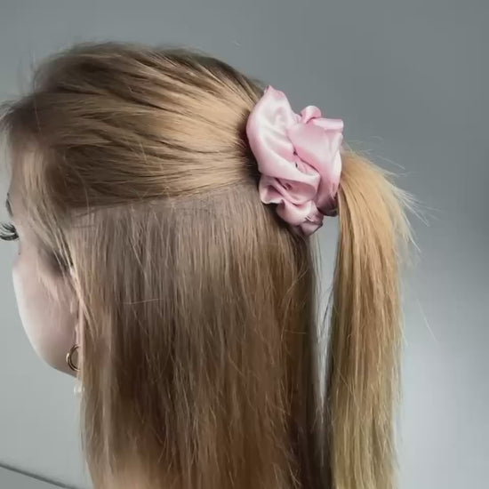 Scrunchie Getragen Pink