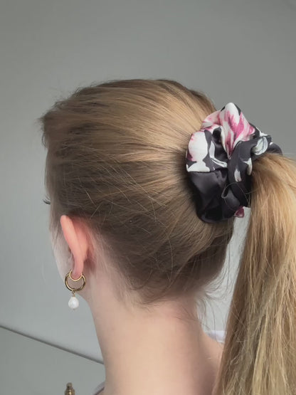 Scrunchie Black Blossom - Standard